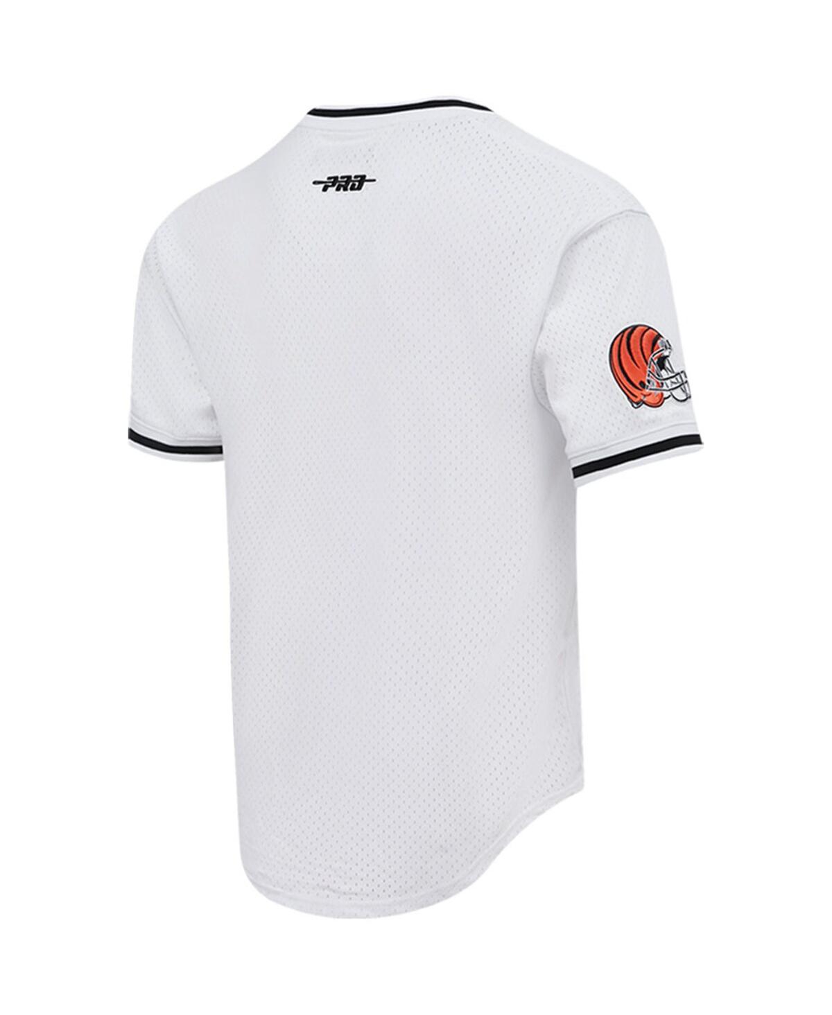 Pro Standard Men's  Ja'marr Chase White Cincinnati Bengals Mesh Player Name And Number Top In White