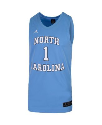 Men's #1 Carolina Blue North Carolina Tar Heels Replica Team Basketball Jersey
