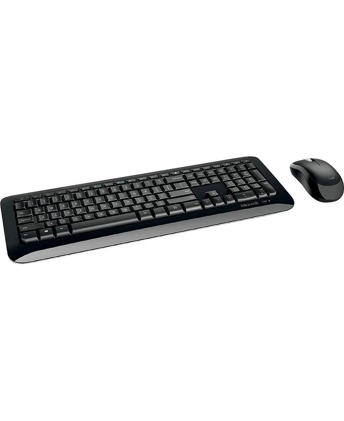 Microsoft PY9-00001 Wireless Desktop Keyboard & Mouse 850 - USB 2 - Black