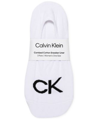 Women's 3-Pk. Logo Knit Liner Socks