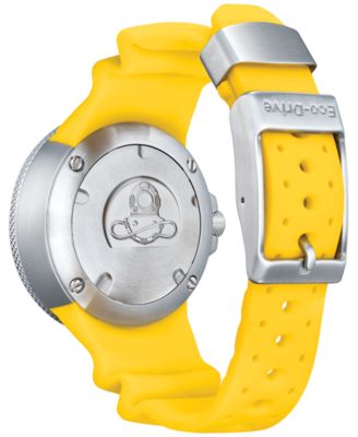 Eco-Drive Men's Promaster Dive Yellow Strap Watch 48mm