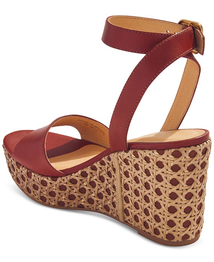 Jack Rogers Women's Merrain Caning Espadrille Wedge Sandals - Macy's
