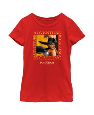 Girl s Puss in Boots The Last Wish Adventure is Calling Child T Shirt Macy s