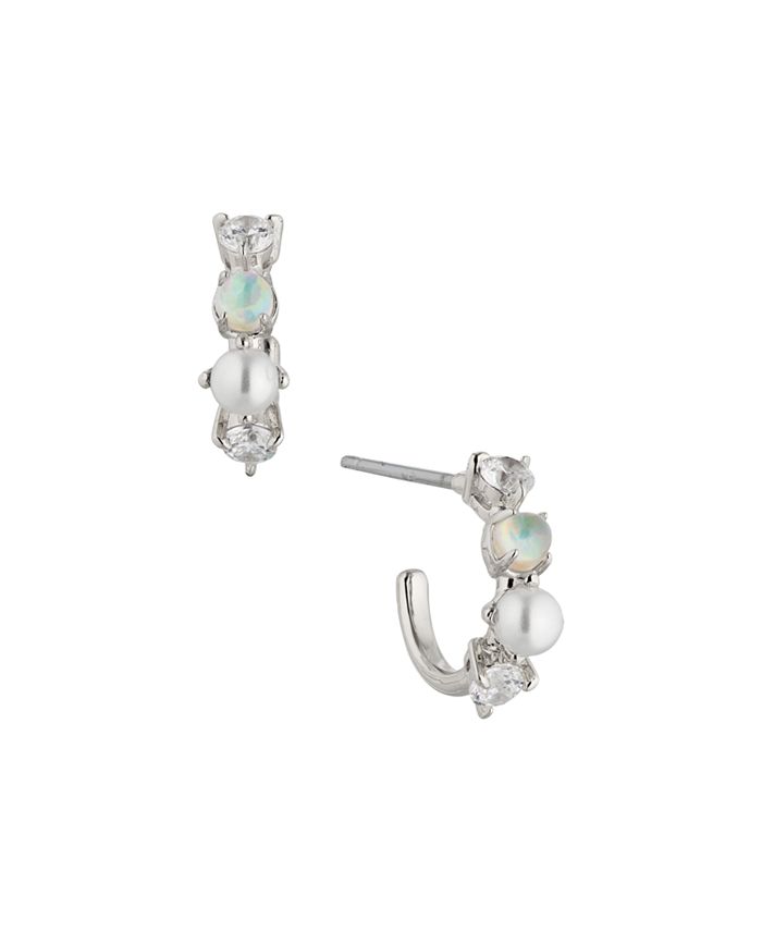 AVA NADRI Pearl Small C Hoop Earring Macy's