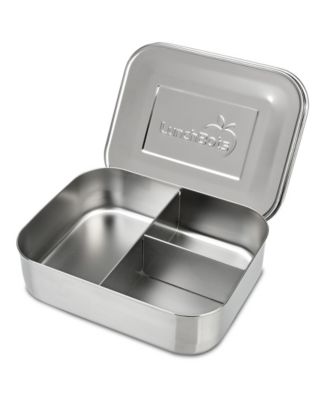 LunchBots Stainless Steel Bento Lunch Box 3 Sections - Macy's