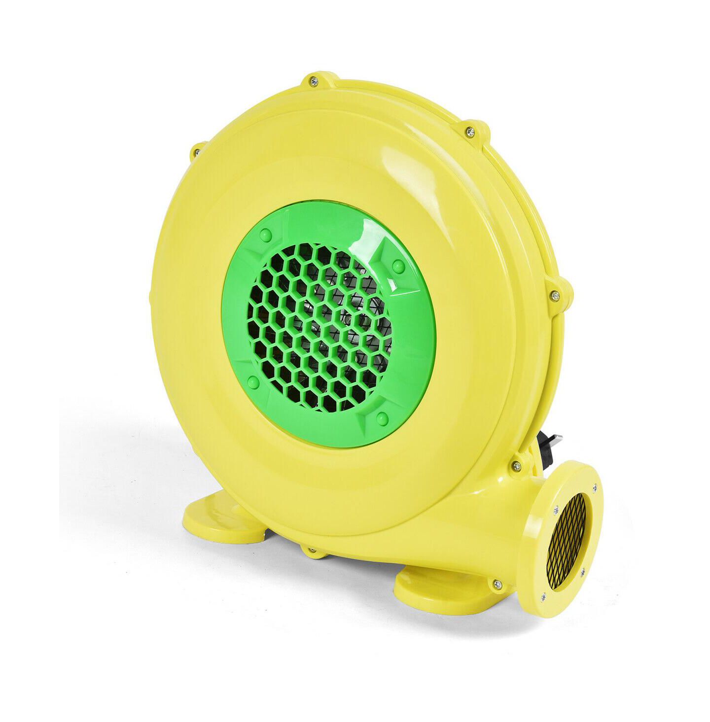 Детские игрушки Costway 480 Watt Air Blower Pump Fan For Inflatable Bounce Houses, Ages 3 & Up, цвет: Жёлтый — фото 1