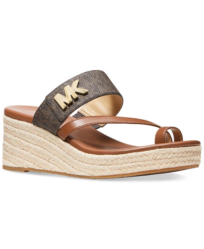 Michael Kors Women's Jilly Espadrille Platform Wedge Sandals & Reviews -  Sandals - Shoes - Macy's