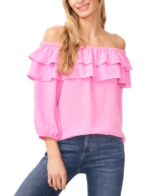 パステルオリーブ 【新品未使用】akiki off shoulder tops ブラック