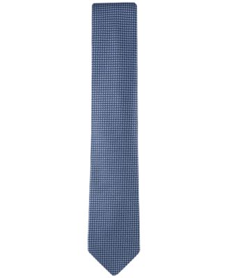 Men's Indigo Houndstooth Tie