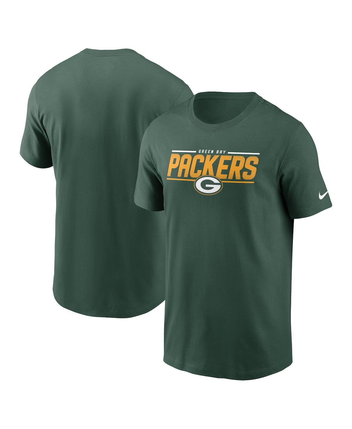 Shop Nike Men's  Green Green Bay Packers Muscle T-shirt
