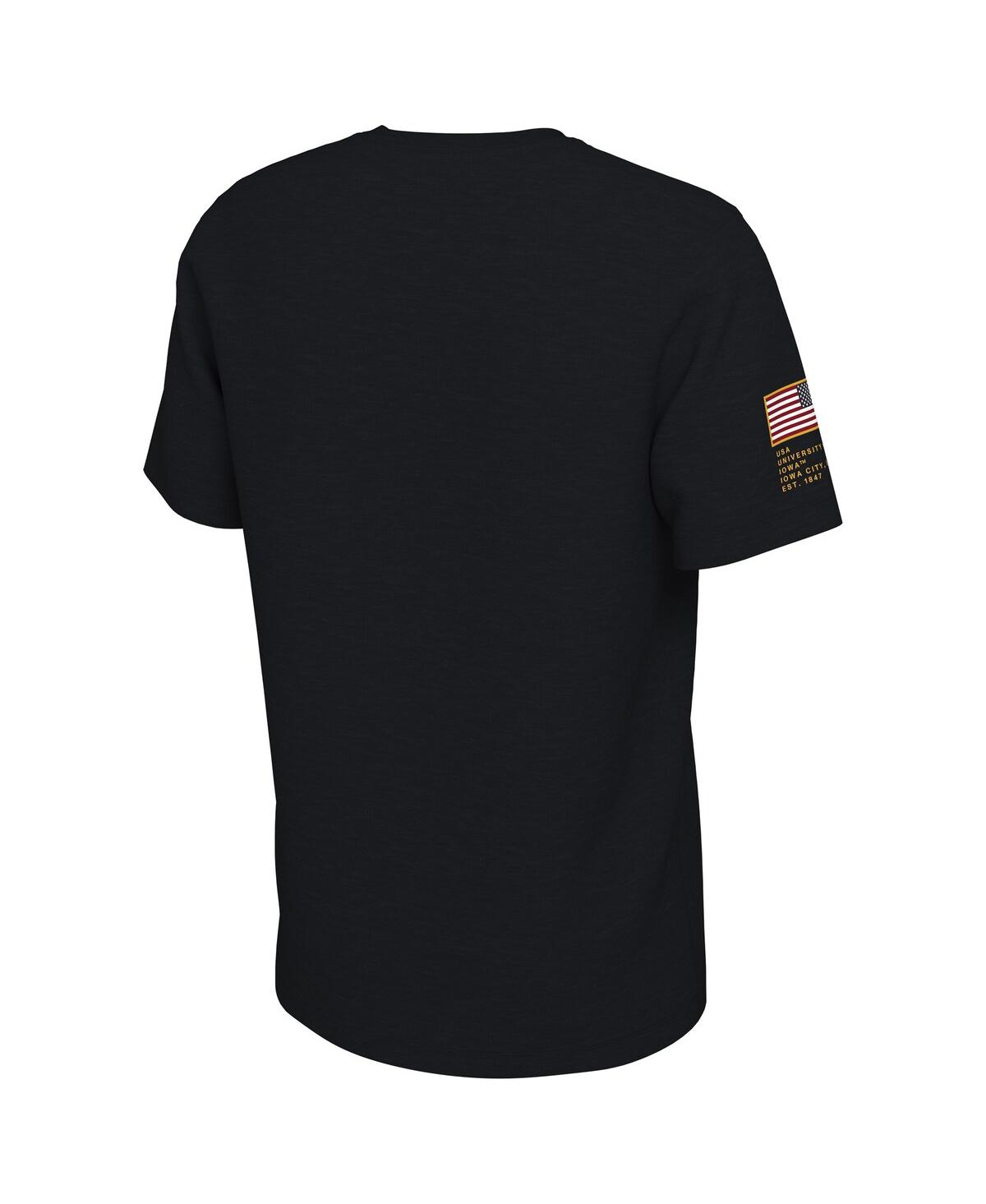 Men's NikeIowa Hawkeyes Veterans Camo T-shirt - Black