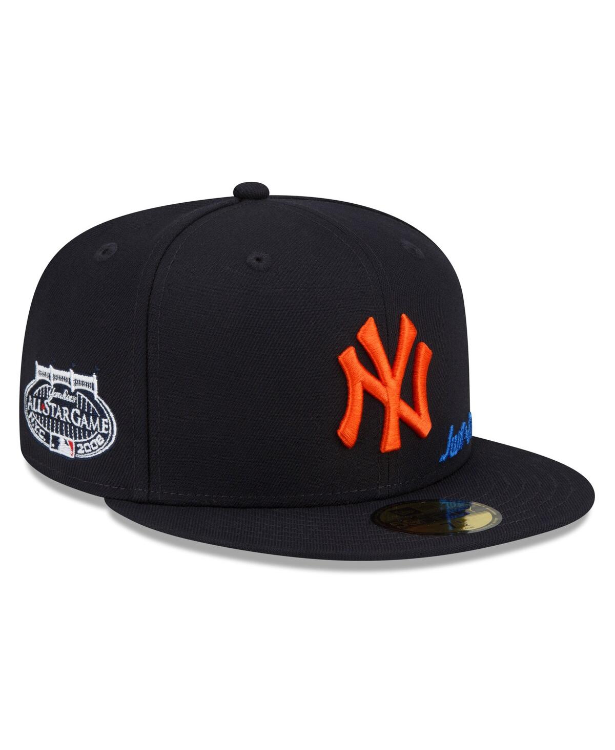 Shop New Era Men's  X Just Don Navy New York Yankees 59fifty Fitted Hat