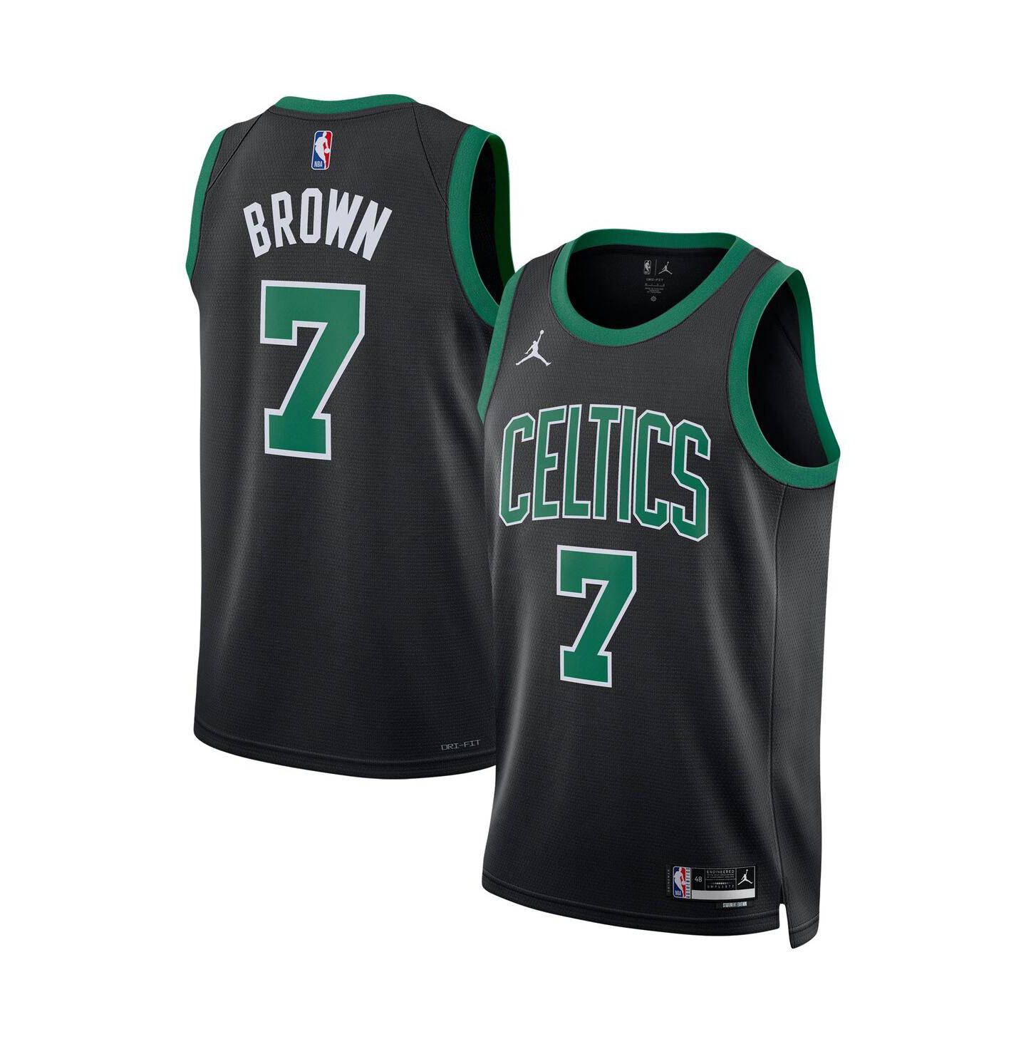 Топ Nike Jaylen Brown Boston Celtics Swingman Jersey, цвет: Чёрный — фото 1