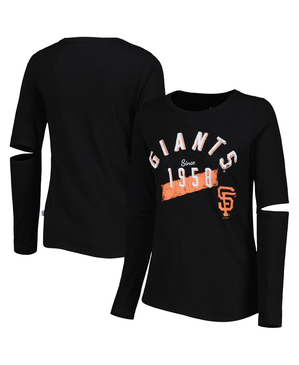 Women's Touch Black San Francisco Giants Formation Long Sleeve T-shirt - Black