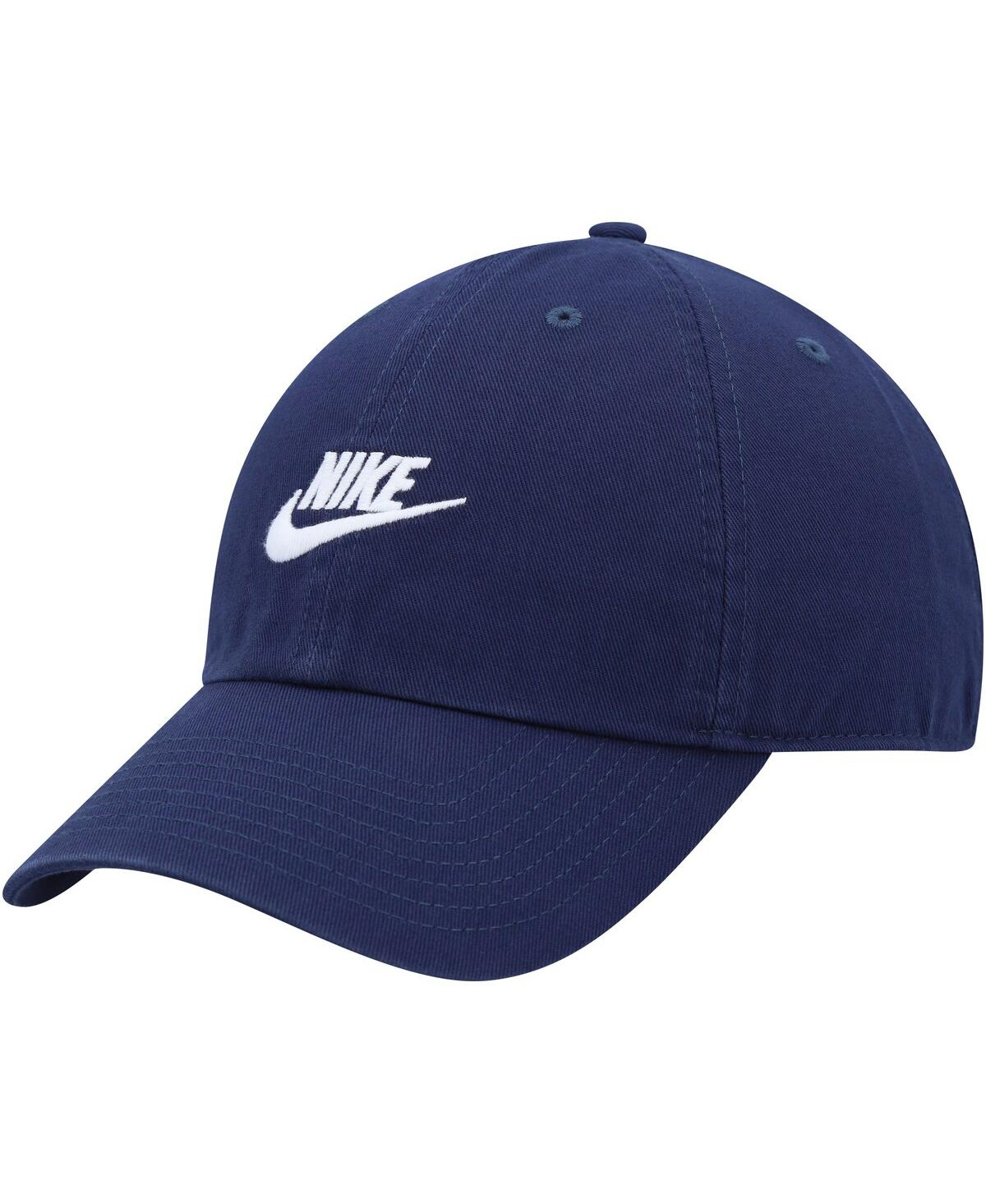 Nike Club Futura Wash Baseball Cap In Navy