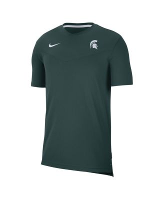 Men's Green Michigan State Spartans 2022 Coaches UV Performance T-shirt