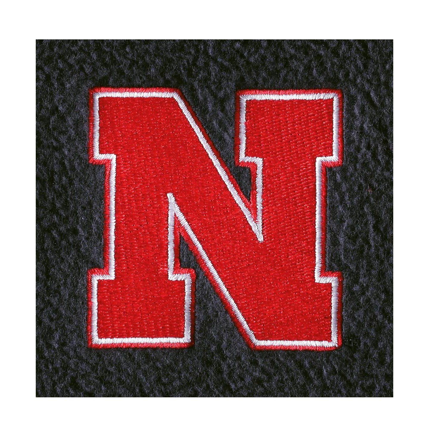 Мужской жилет adidas Black Nebraska Huskers Full-Zip Vest — фото 2