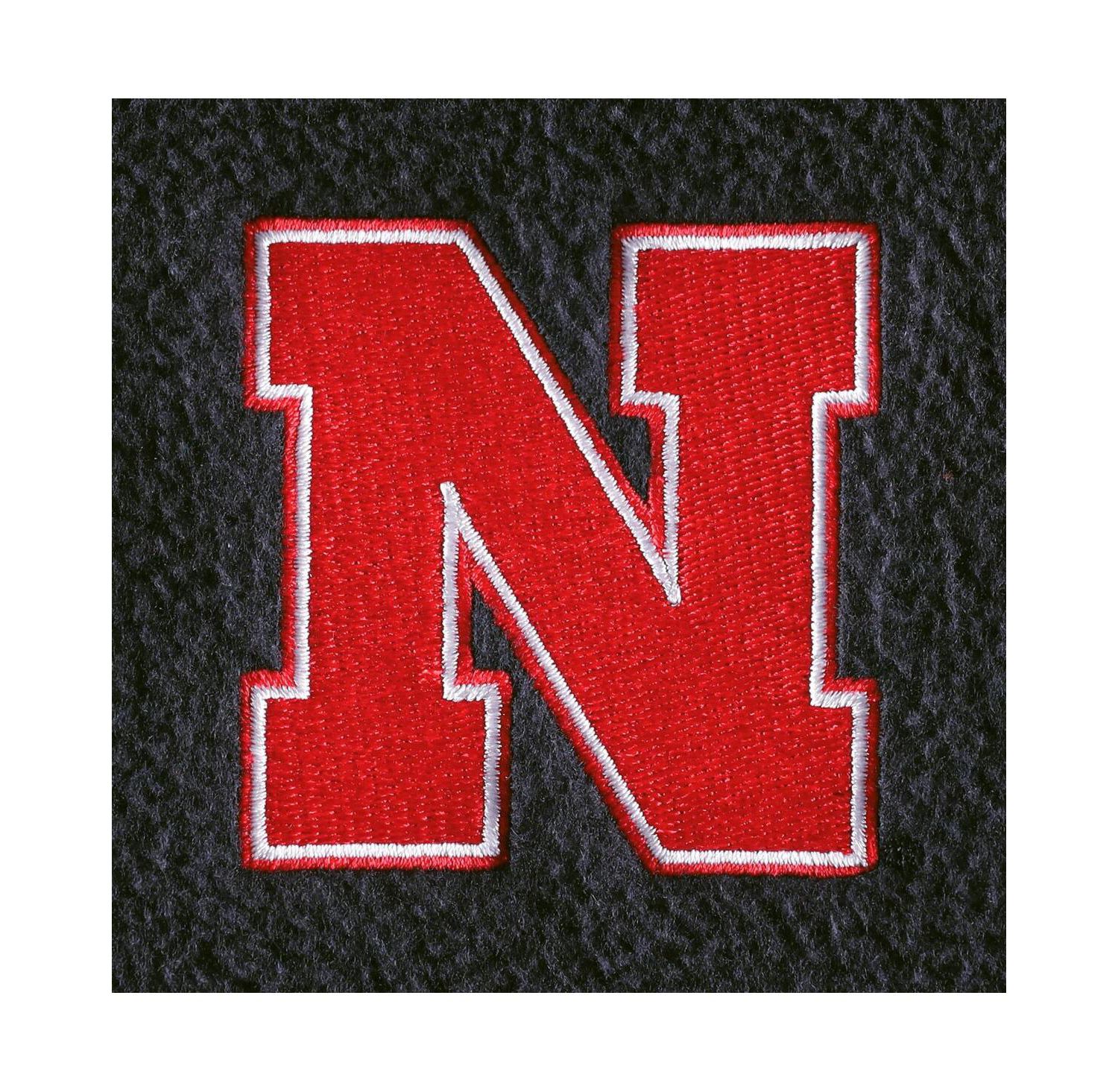 Men's Black Nebraska Huskers Full-Zip Vest
