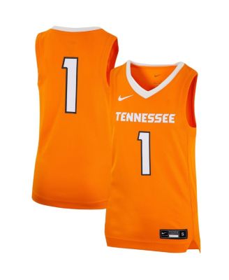 Big Boys #1 Tennessee Orange Tennessee Volunteers Team Replica Basketball Jersey