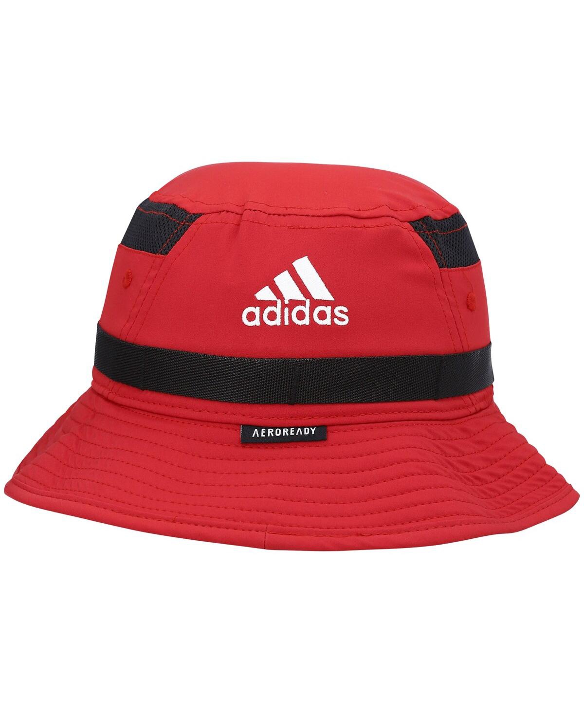 Shop Adidas Originals Men's Adidas Crimson Indiana Hoosiers 2021 Sideline Aeroready Bucket Hat