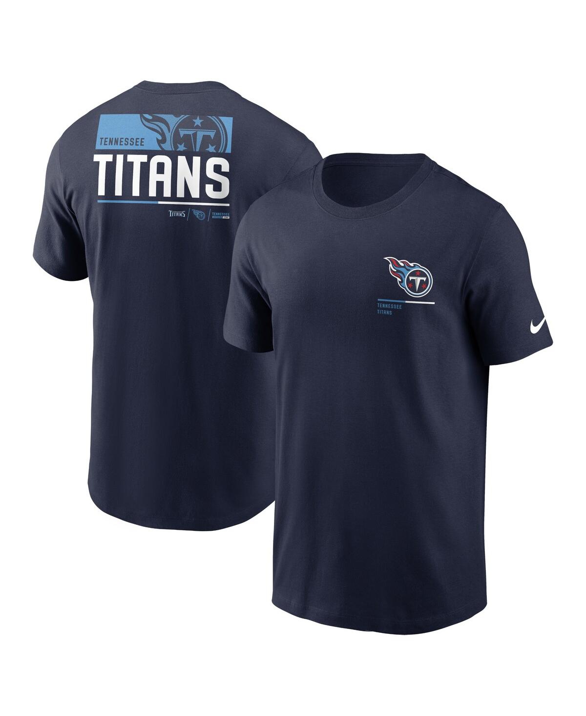 Men's NikeTennessee Titans Team Incline T-shirt - Navy