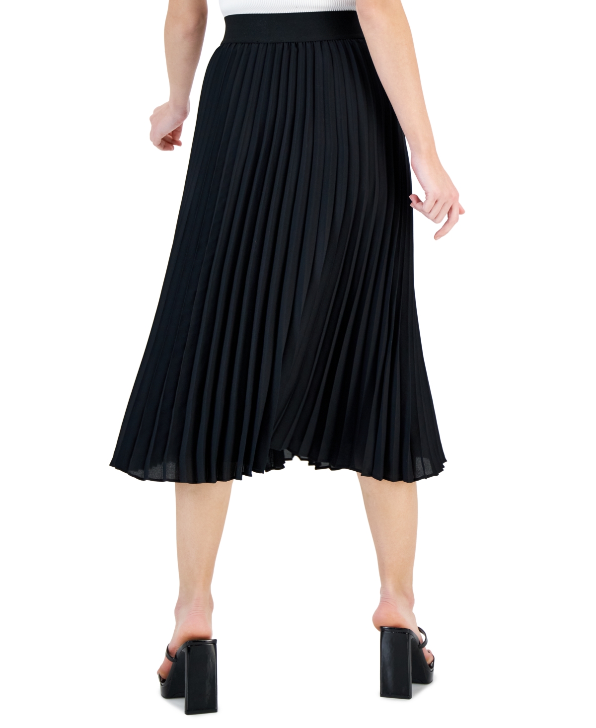 Inc International Concepts Women's Pleated Midi Skirt, Created For Macy's In Kari Chain A