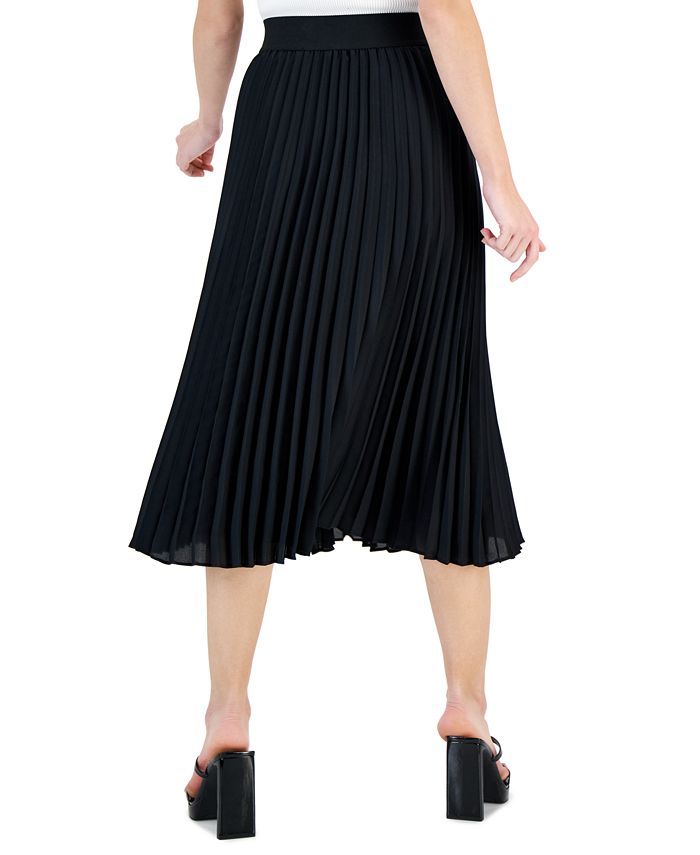 I.N.C. International Concepts Women's Pleated Midi Skirt, Created for ...