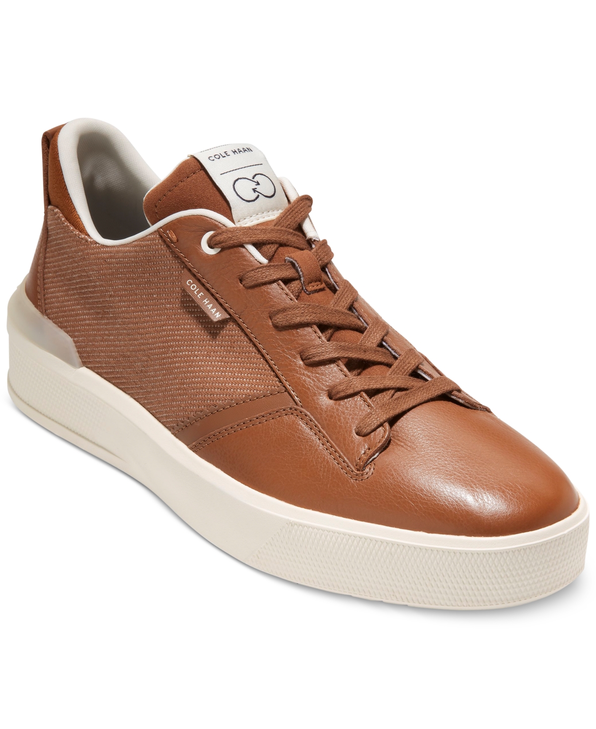 cole haan grandprø perforated low top sneaker