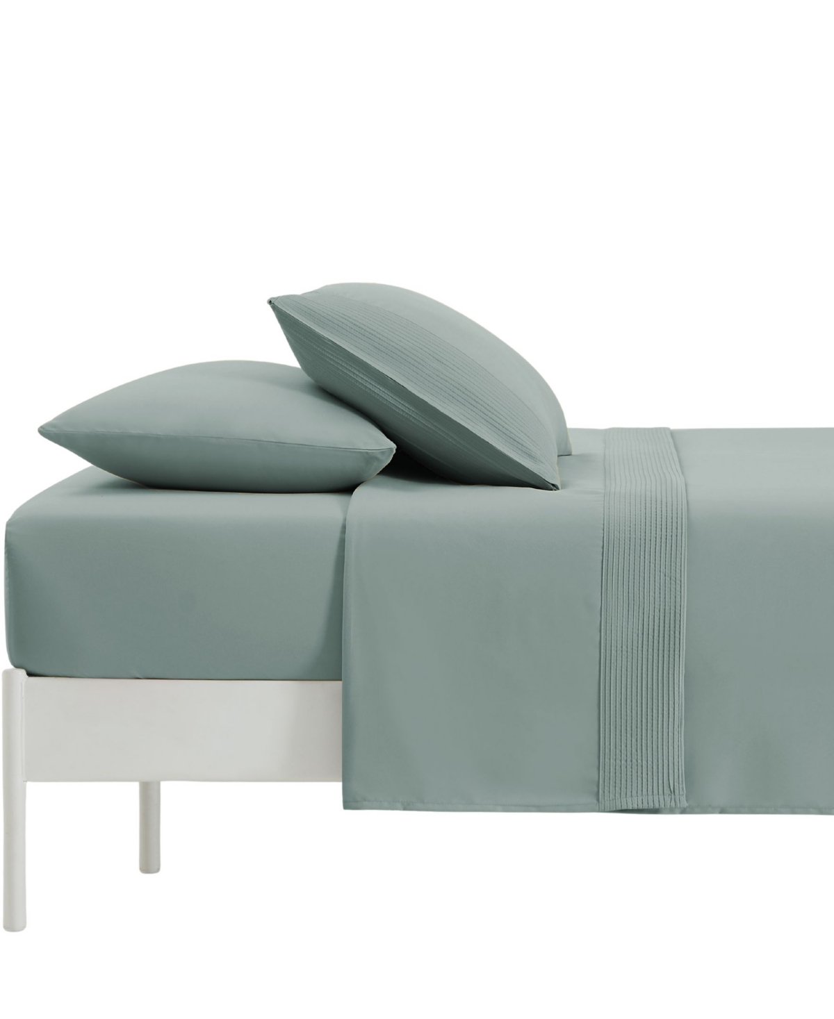 Southshore Fine Linens Classy Pleated 21" Extra deep, Pocket Sheet Set