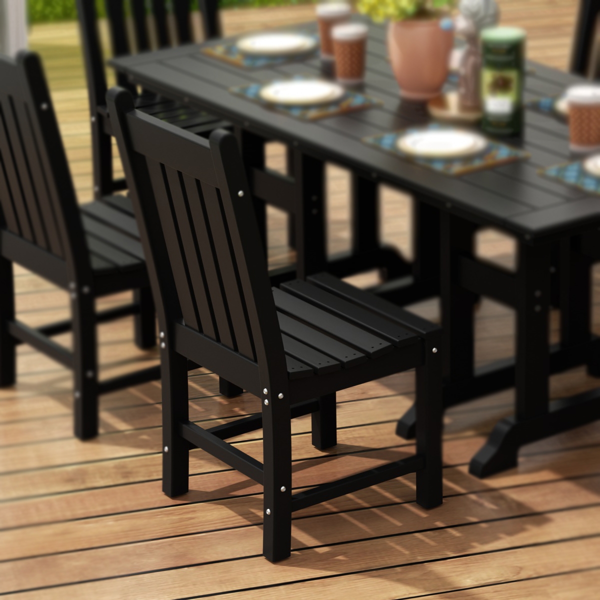 WestinTrends Outdoor Patio Dining Chair