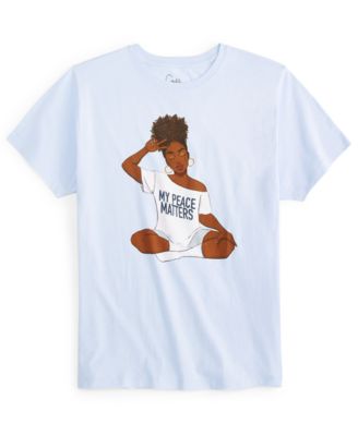 Grayson Threads Black - Women's Cotton My Peace Matters T-Shirt