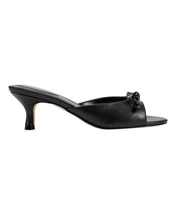 Bandolino Women's Abby Kitten Heel Slip On Dress Sandals & Reviews ...