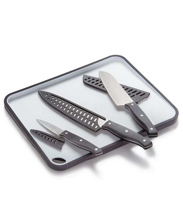 The Cellar 6-Pc. Prep Work Essential Knives & Sheaths Set, Created for  Macy's