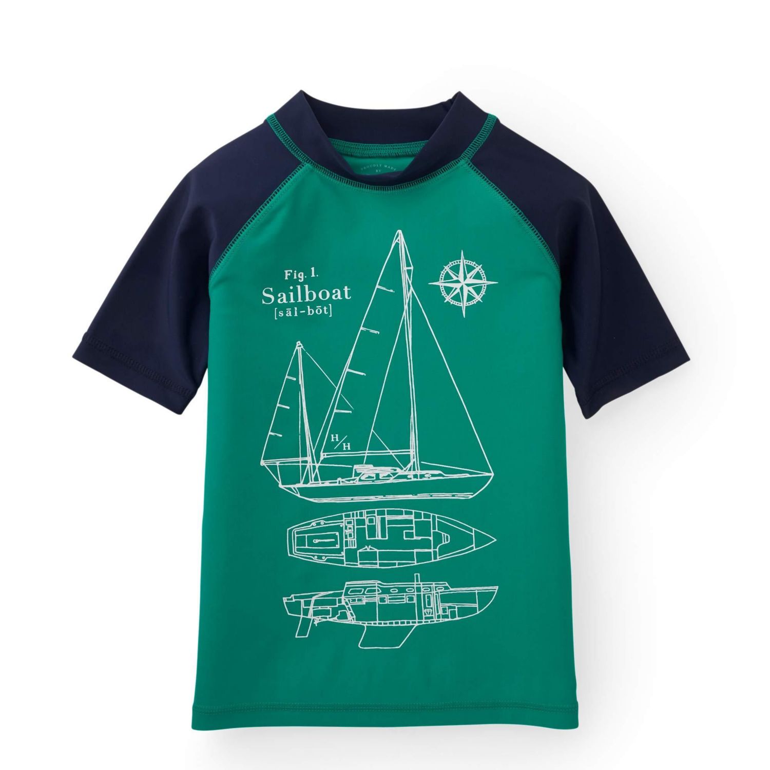 Baby Boys Hope and Henry Short Sleeve Rash Guard