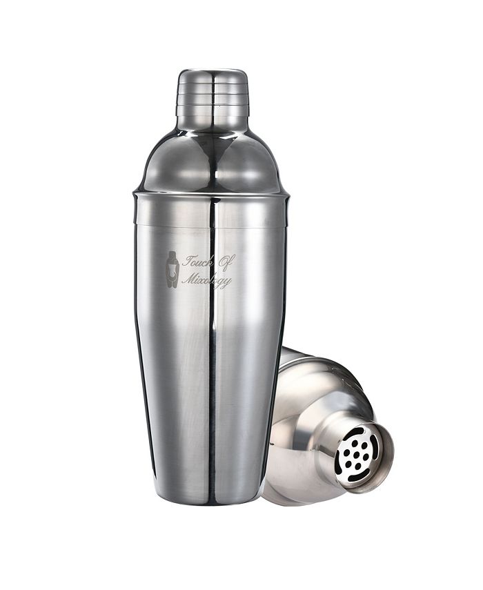 Touch Mixology Stainless Steel 25OZ (750ML) Cocktail Shaker with Built-In Macy's