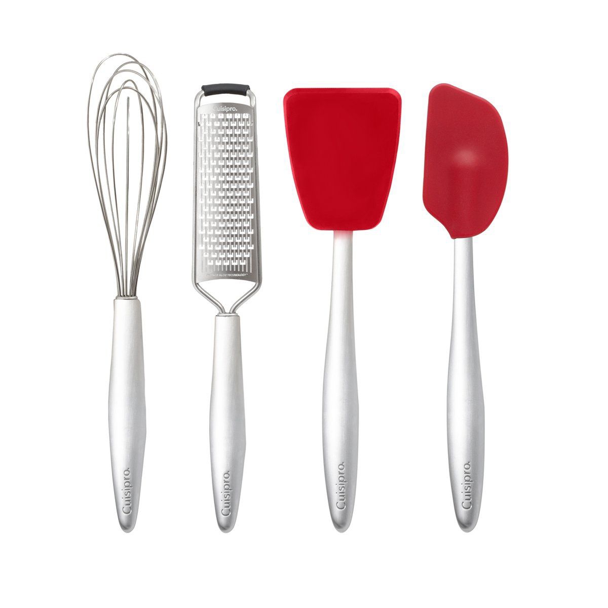 Cuisipro 4 Pc Piccolo Tools Cooking Set In Red,white