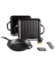 Lodge Cast Iron Finex 11.6 Grill Pan Grillet Cookware - Macy's