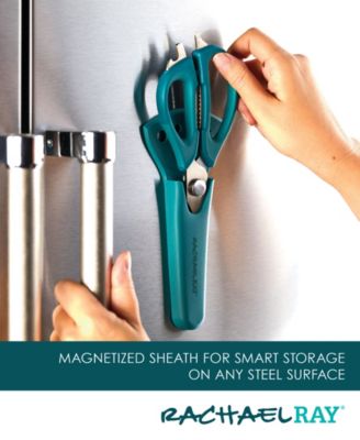 Professional Multi Shear Kitchen Scissors with Herb Stripper and Sheath Set, 2 Piece