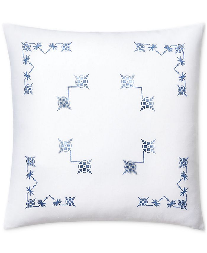 Lauren Ralph Lauren Anya Embroidery Decorative Pillow, 18" Macy's