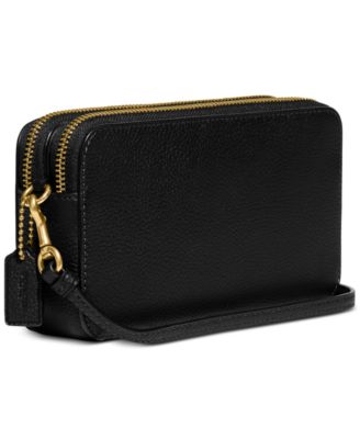 COACH Kira Polished Pebble Leather Small Crossbody