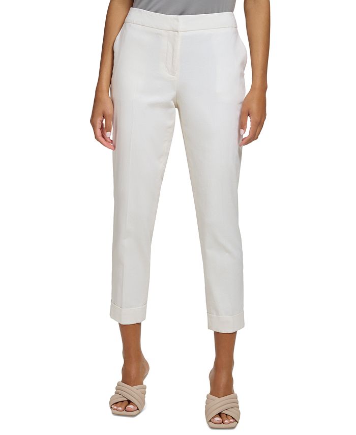 Calvin klein on sale cropped pants