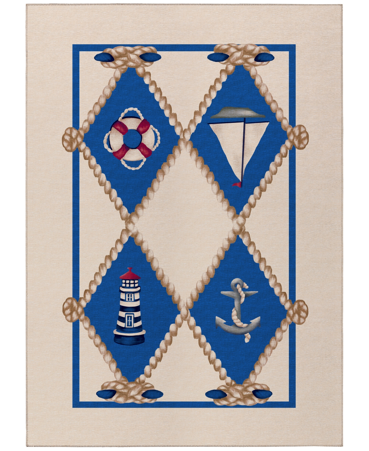 D Style Harbor Ha6 3' X 5' Area Rug In Ivory