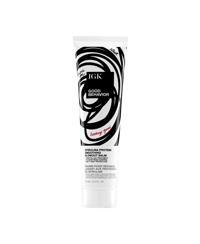 IGK Hair Good Behavior Spirulina Protein Smoothing Blowout Balm Macy's