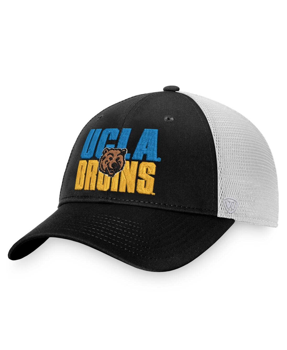 Men's Top of the World White Ucla Bruins Stockpile Trucker Snapback Hat - White