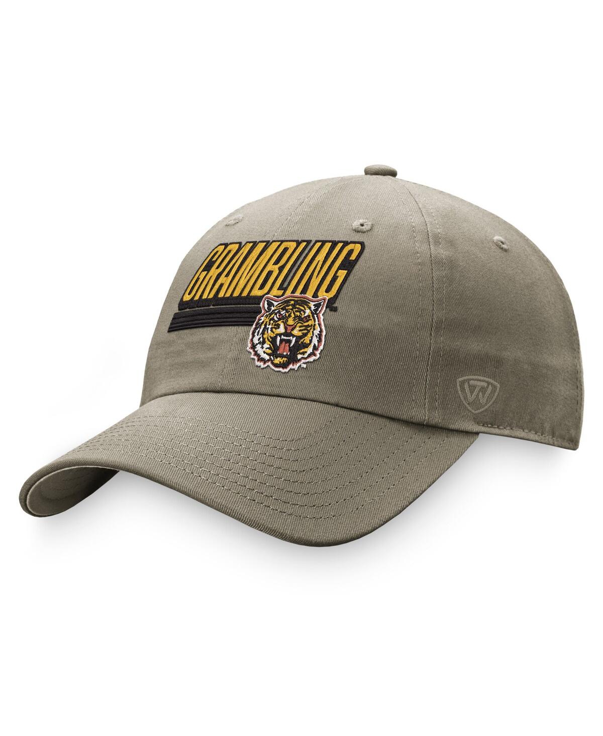 Top Of The World Khaki Grambling Tigers Slice Adjustable Hat In Khaki