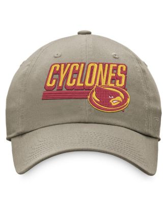 Men's Khaki Iowa State Cyclones Slice Adjustable Hat