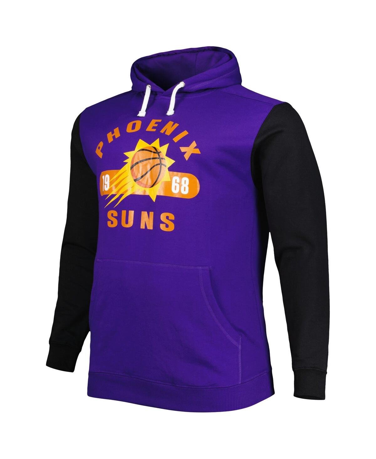 Men's Fanatics Black Phoenix Suns Big and Tall Bold Attack Pullover Hoodie - Black