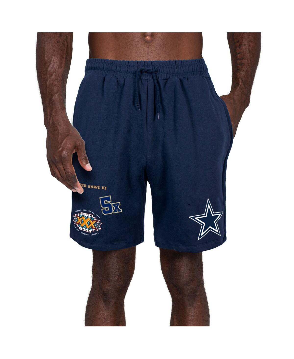 Men's New EraDallas Cowboys Historic Championship Shorts - Navy