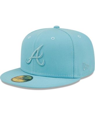 Men's Atlanta Braves New Era Navy Color Pack A-Frame 59FIFTY Fitted Hat
