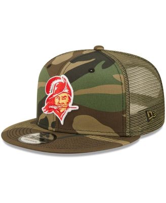 San Francisco 49ers New Era Trucker 9FIFTY Snapback Hat - Camo/Olive